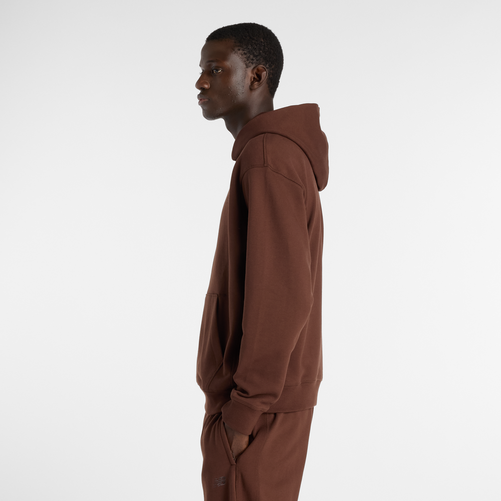 Bluza męska New Balance MT41534ABJ – brązowa