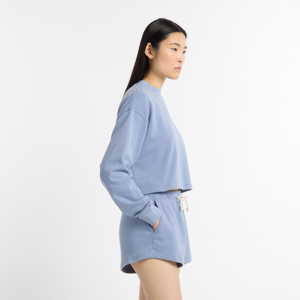 Bluza damska New Balance WT51514DUS – niebieska
