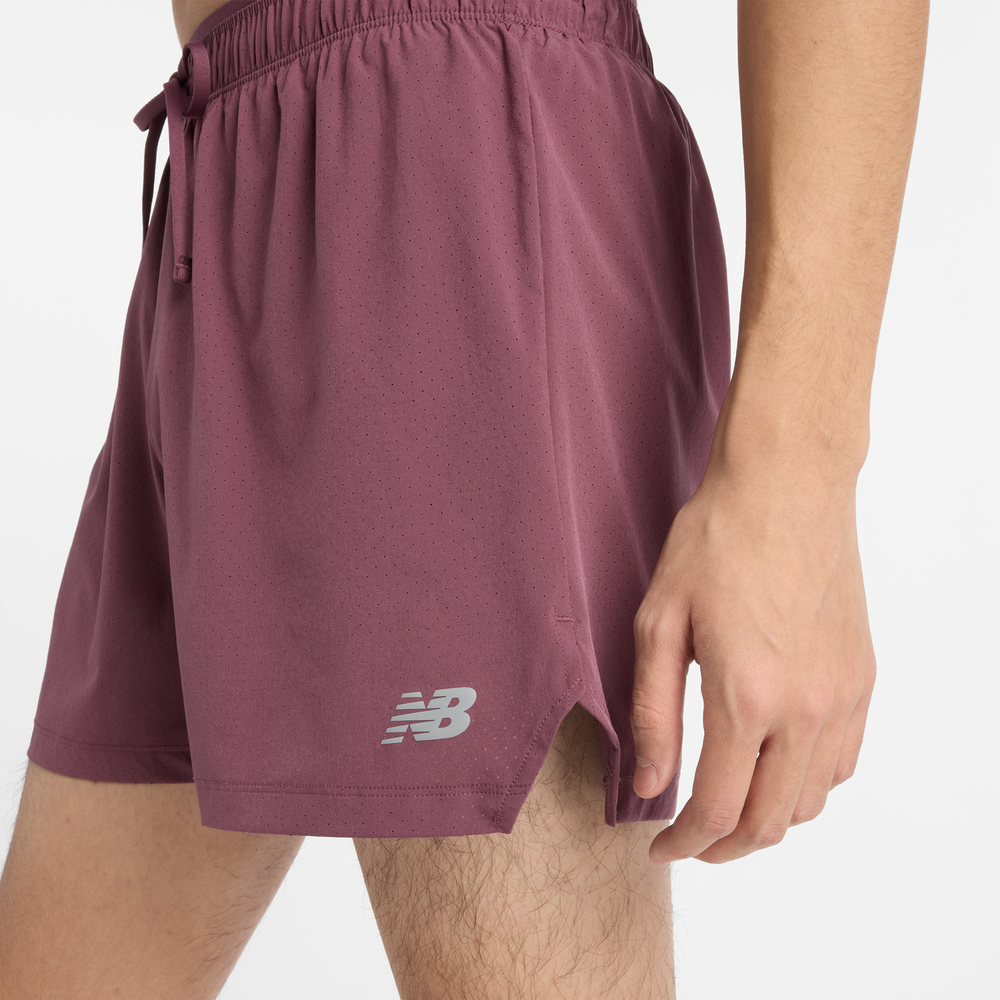 Spodenki męskie New Balance MS41286FDP – bordowe