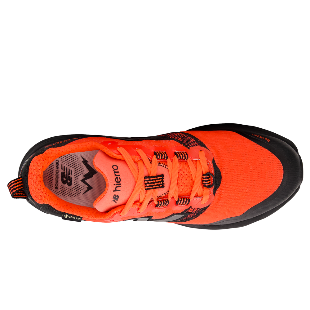 Buty męskie New Balance Fresh Foam X Hierro v9 Gore-Tex MTHIGLC9 – pomarańczowe