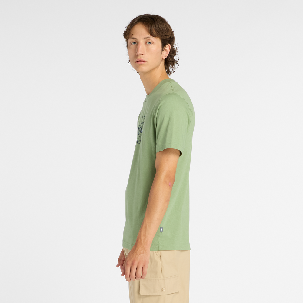 Koszulka męska New Balance MT61778SAAR – zielona