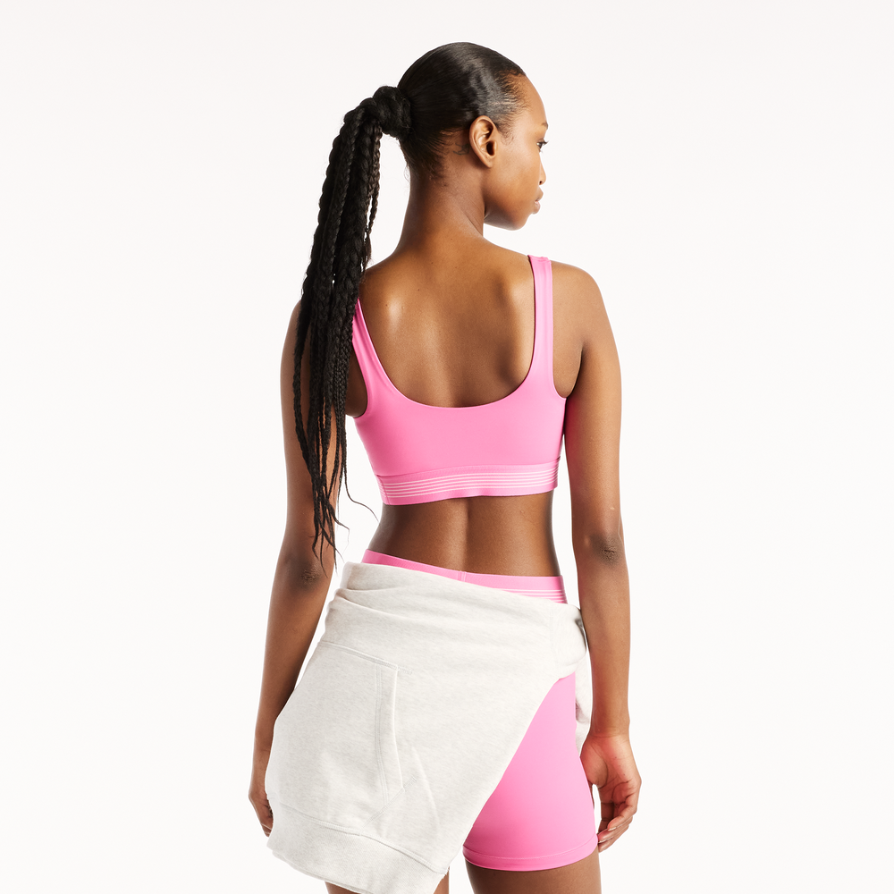 Biustonosz do treningu New Balance AC WB61Q0QKAAC – różowe