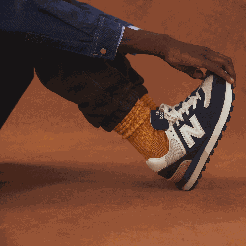 Buty męskie New Balance U574LGRN – granatowe