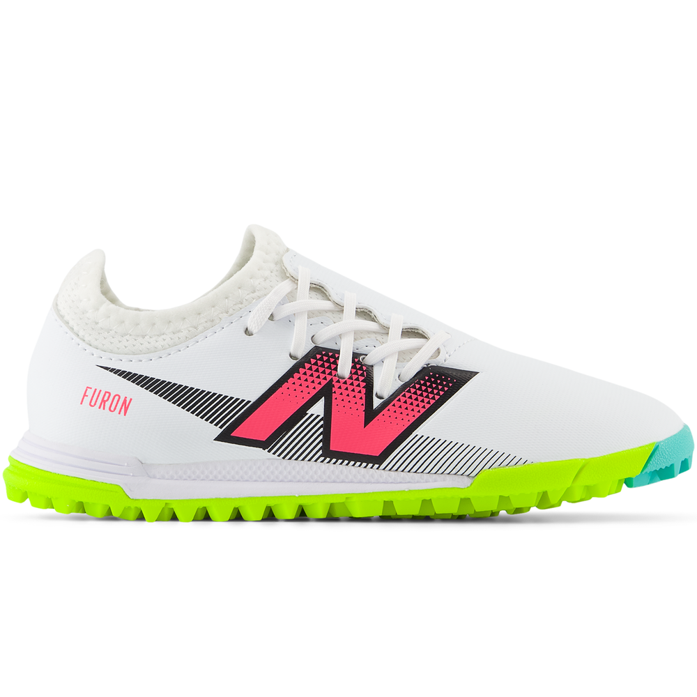 Turfy dziecięce New Balance FURON DISPATCH JNR TF V7+ SJF3TH75 – białe