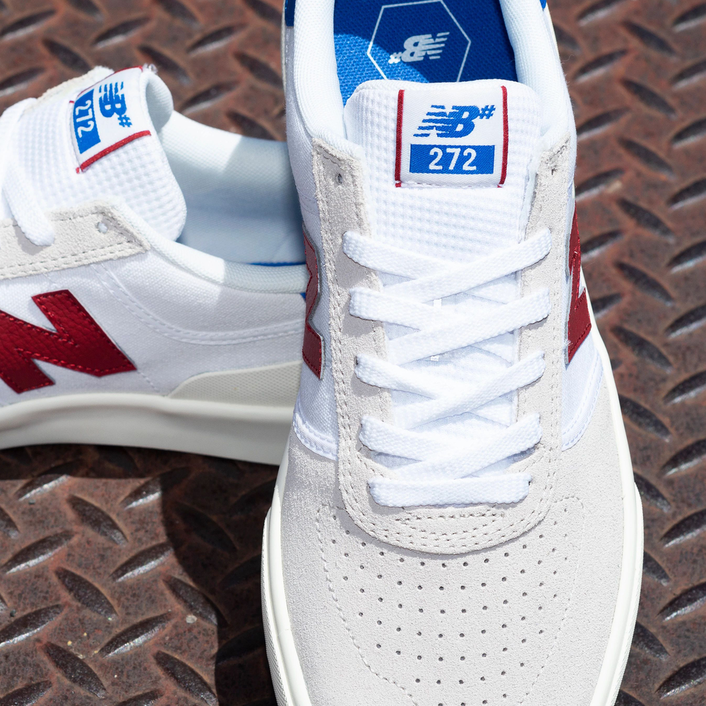 Buty męskie New Balance Numeric NM272BAB – biało–beżowe