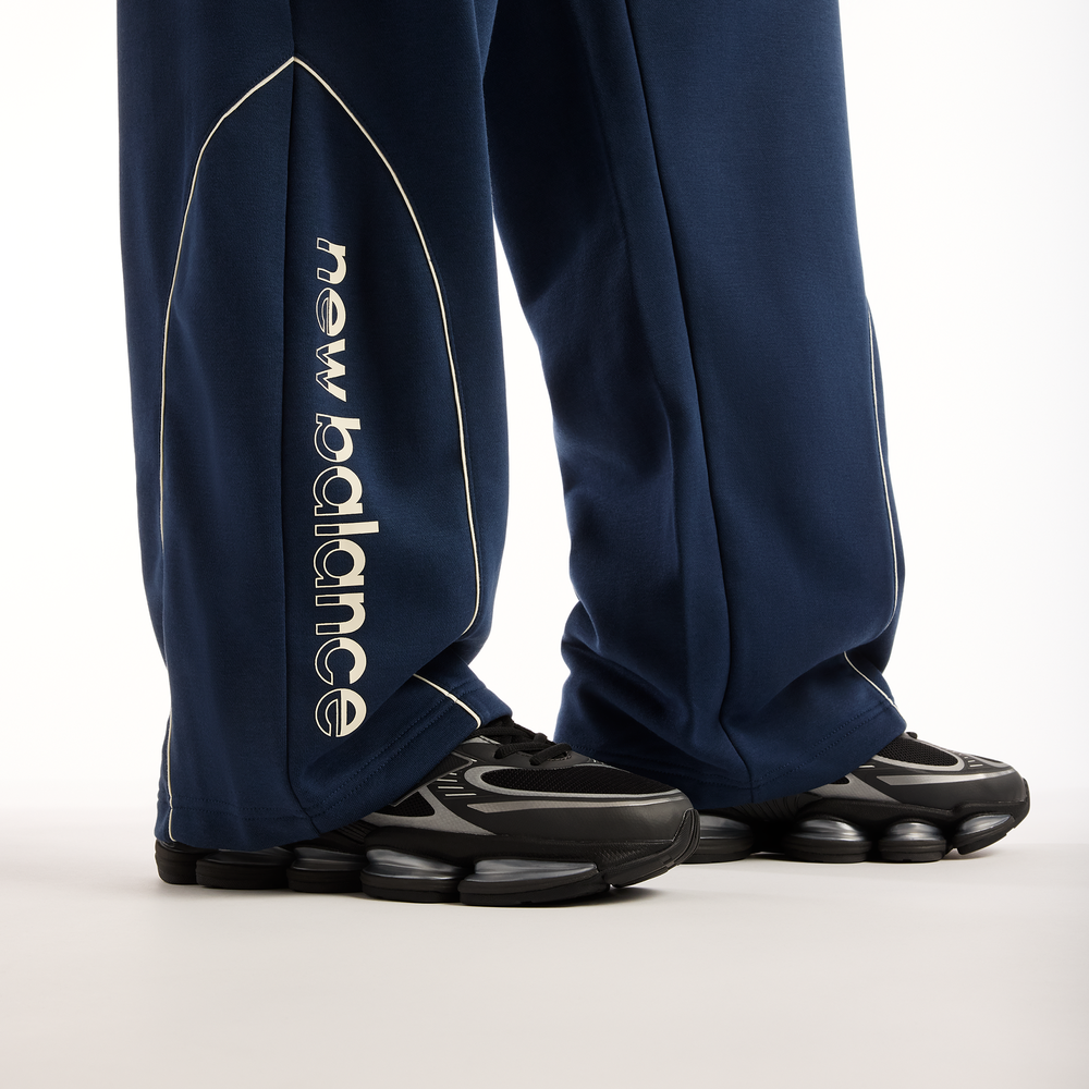 Spodnie męskie New Balance Trackside Pants – czarne