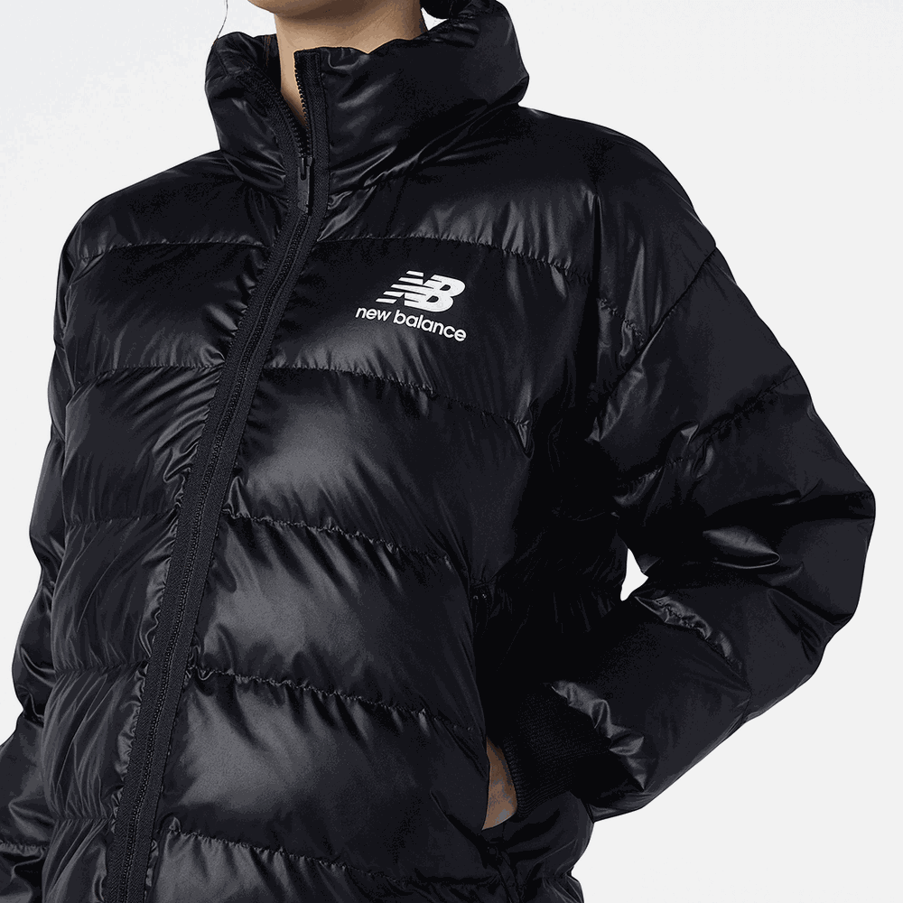 Kurtka zimowa New Balance WJ13508BK damska, czarna