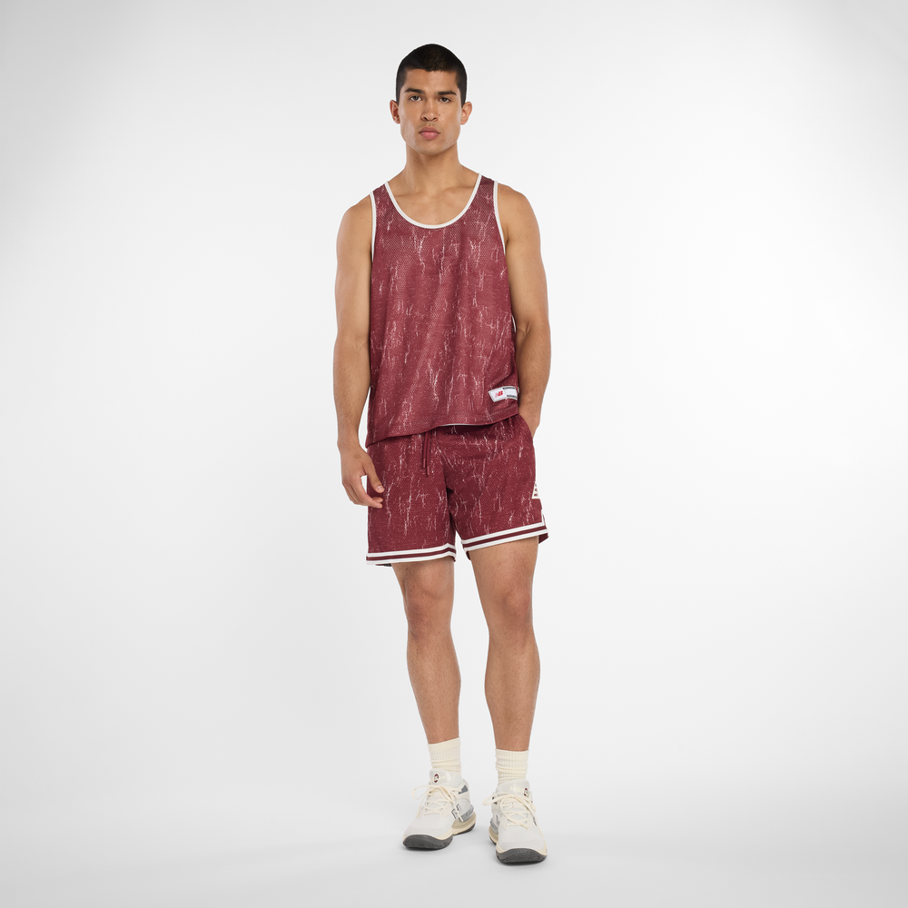 Koszulka męska New Balance MT53609MHB – bordowa