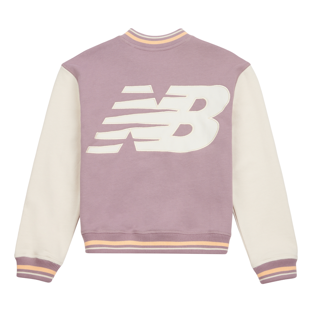 Bluza dziecięca New Balance LAKG0035ICW – różowa