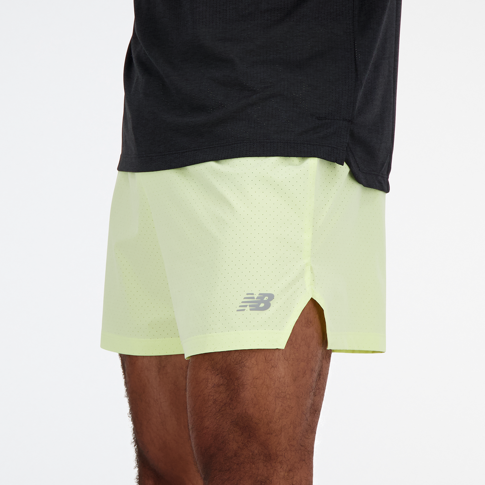 Spodenki męskie New Balance MS41286LLT – żółte