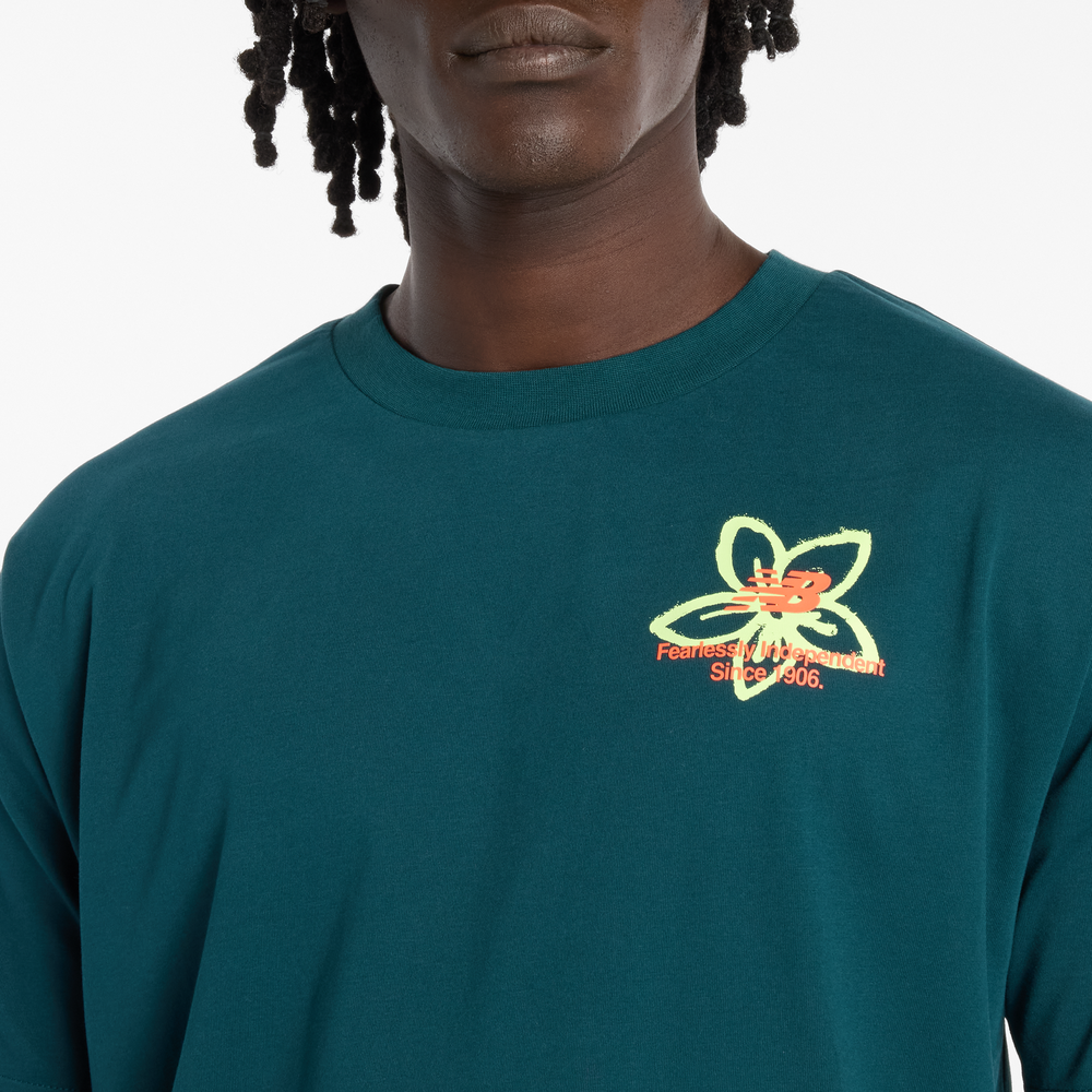 Koszulka męska New Balance MT61T0QMAAV – zielona