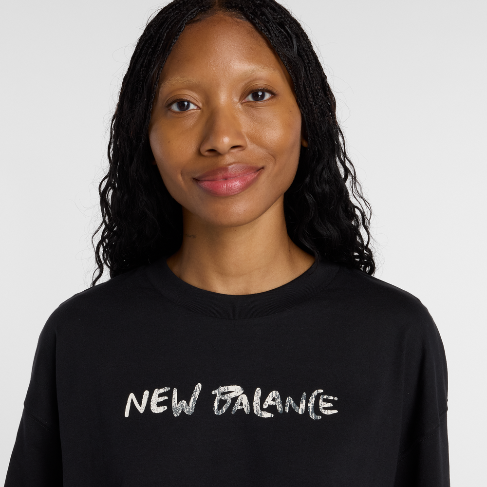 Koszulka damska New Balance WT61M1JBBK – czarna
