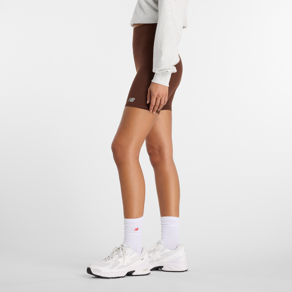 Spodenki damskie New Balance WS51114ABJ – brązowe