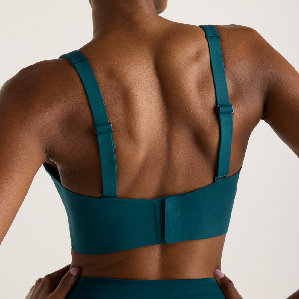 Biustonosz do biegania New Balance WB51052AAV  – zielony