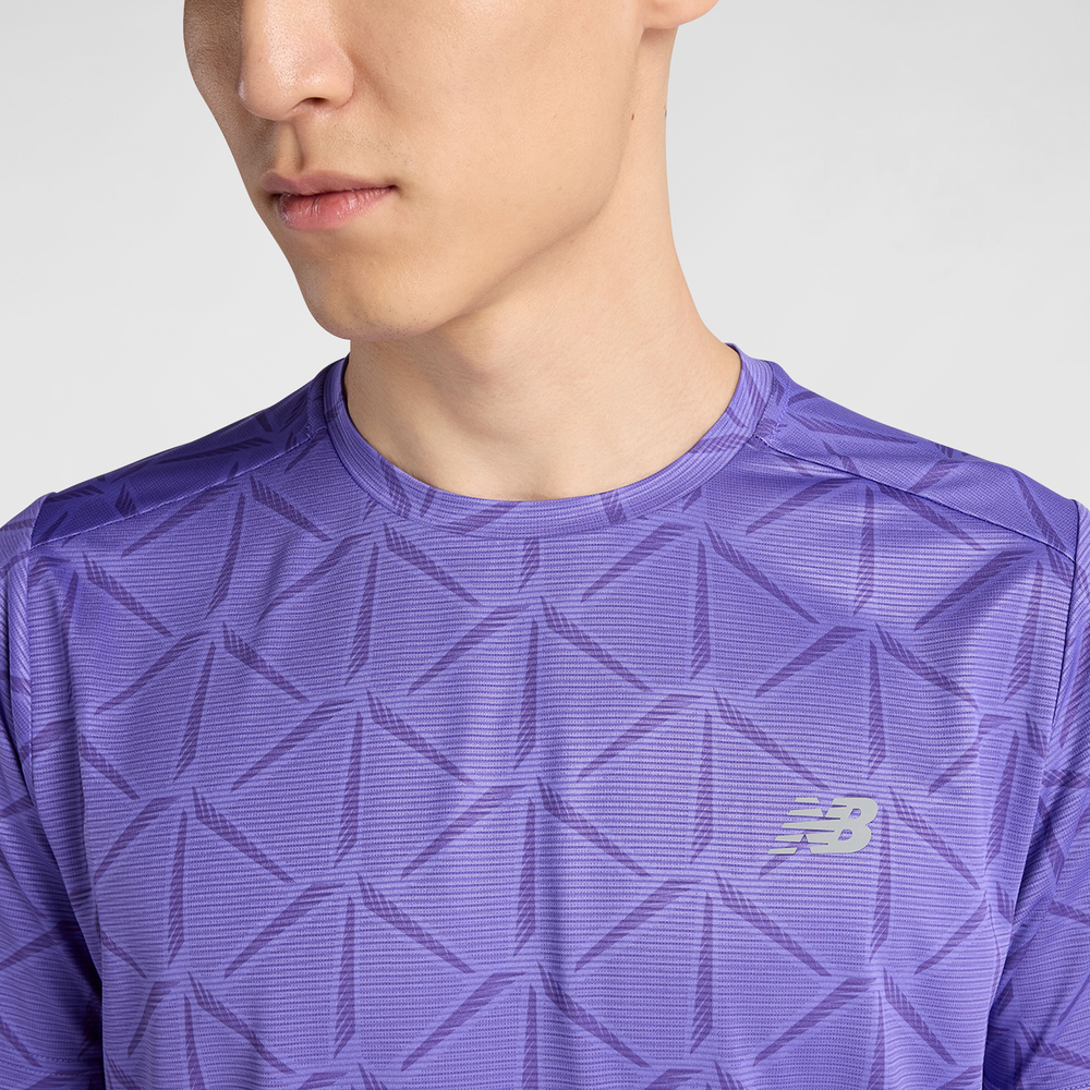 Koszulka męska New Balance MT6116OHEPU – fioletowa