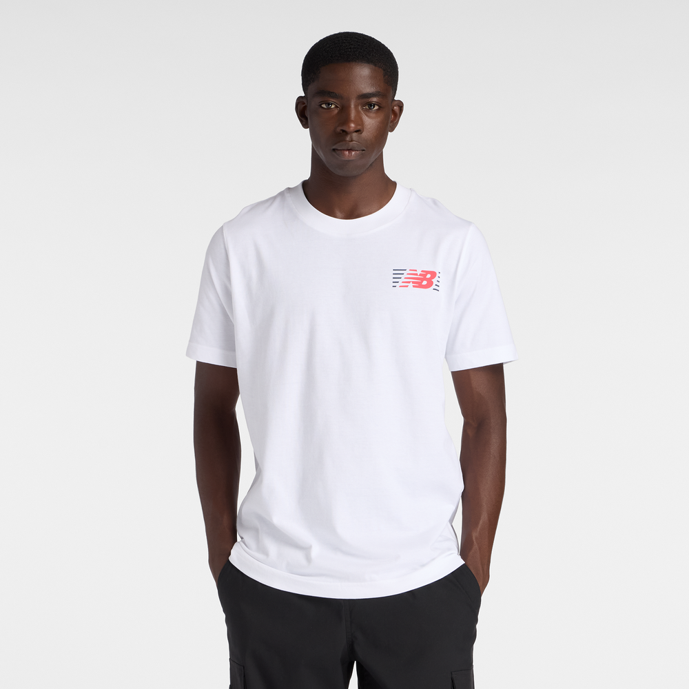Koszulka męska New Balance MT6179UMWT – biała