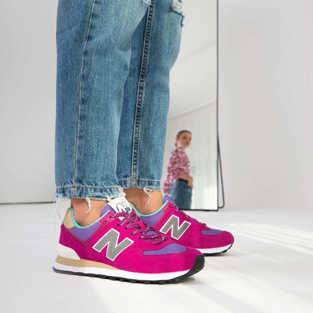 Buty unisex New Balance U574PI2 – różowe