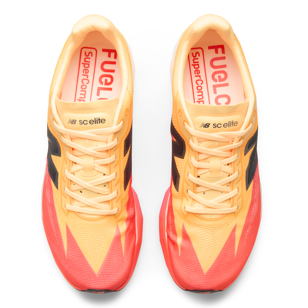 Buty męskie New Balance FuelCell SC Elite V5 MRCEL3UD – pomarańczowe