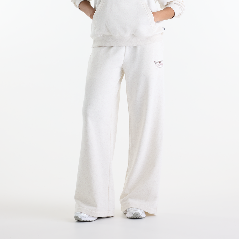 Spodnie damskie New Balance WB62412FLIT – białe