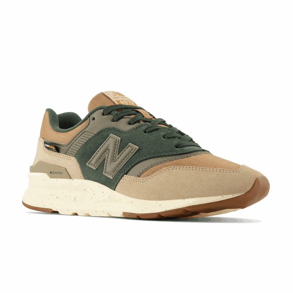 Buty męskie New Balance CM997HTW – brązowo–zielone