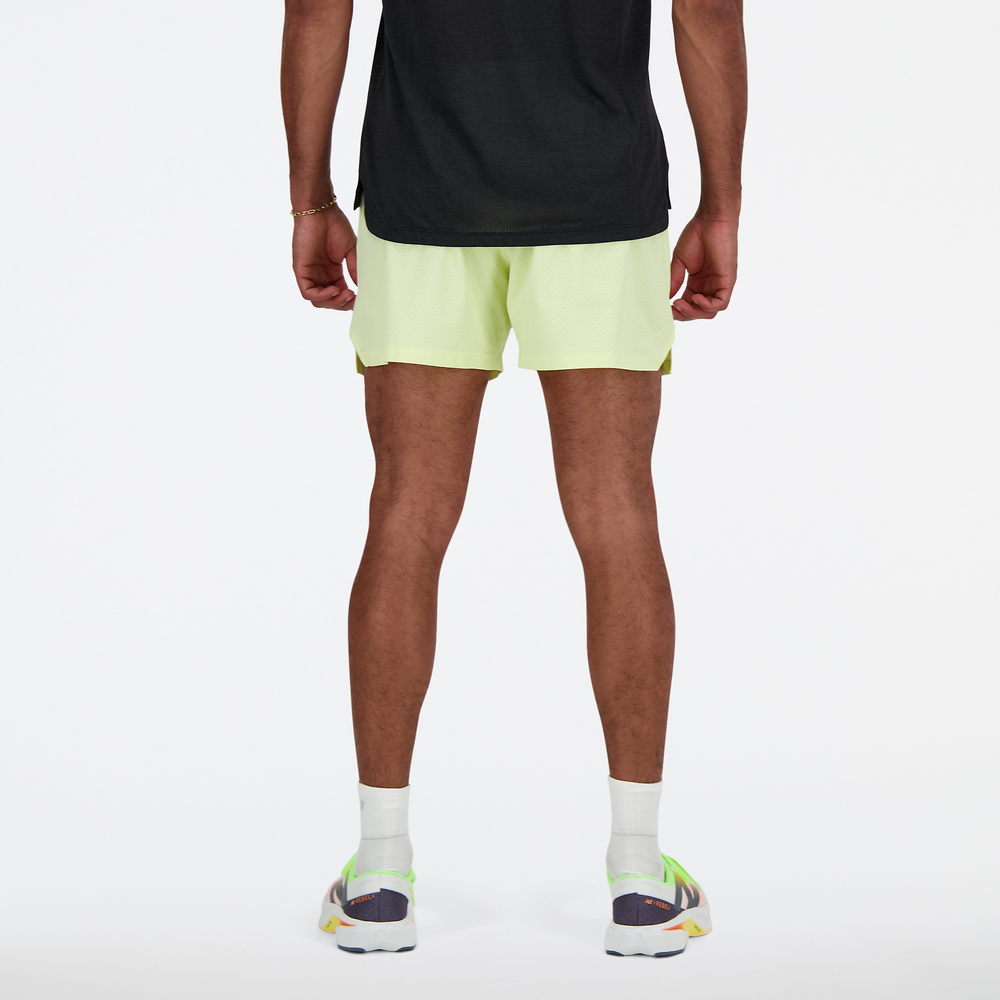 Spodenki męskie New Balance MS41286LLT – żółte