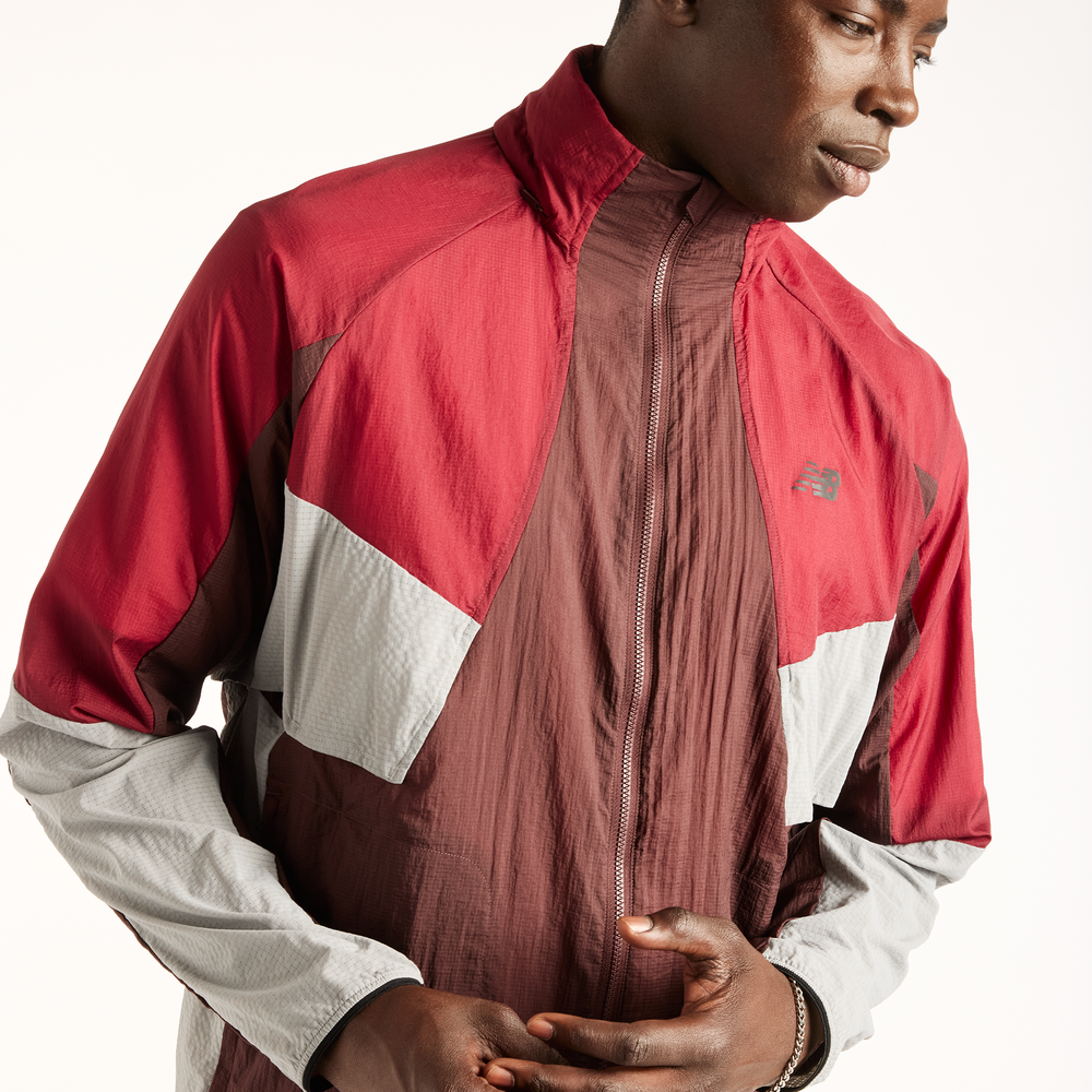 Kurtka męska New Balance RC – bordowa