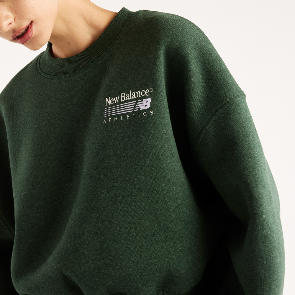 Bluza damska New Balance Trackside – zielona