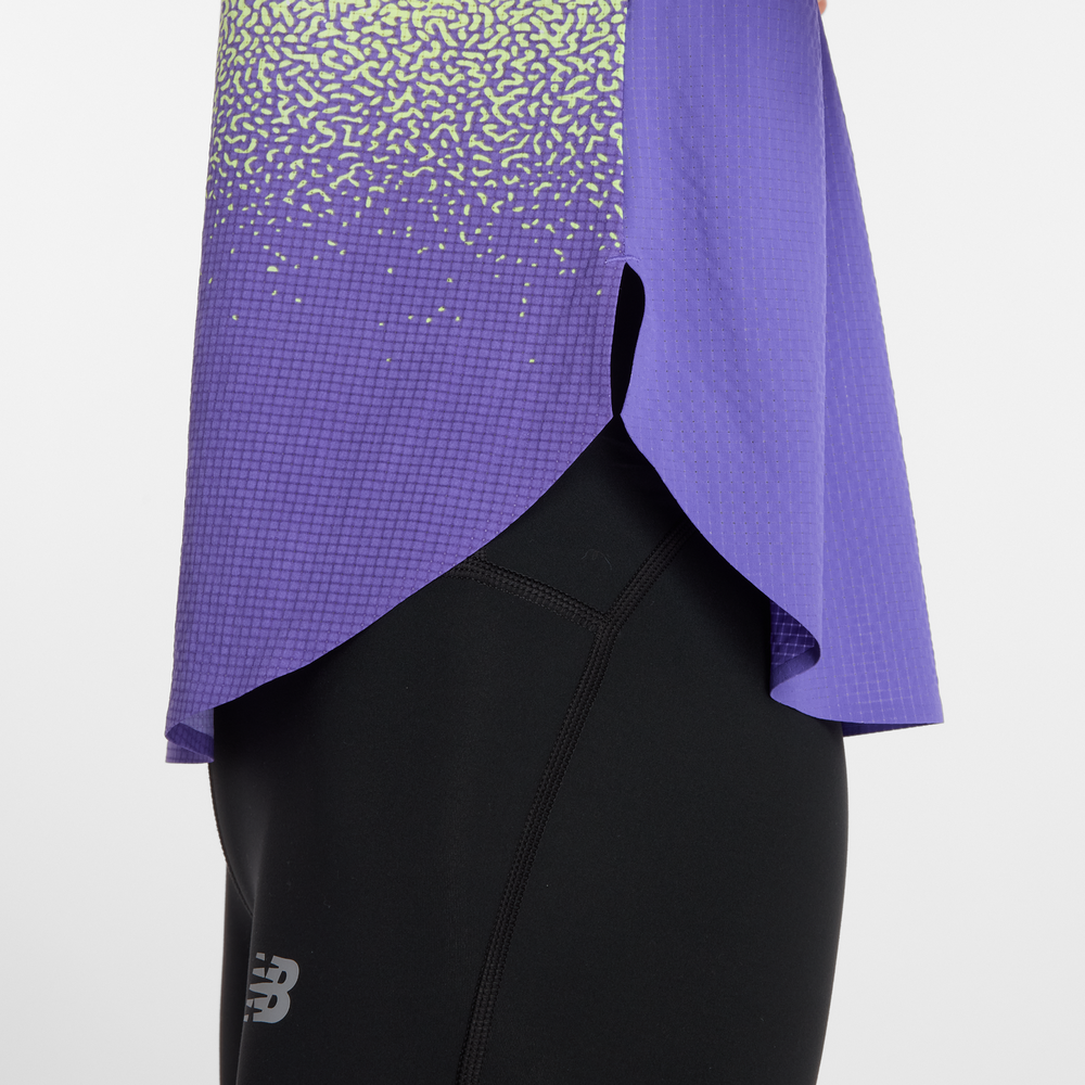 Koszulka damska New Balance WT61Y1YIEPU – fioletowa