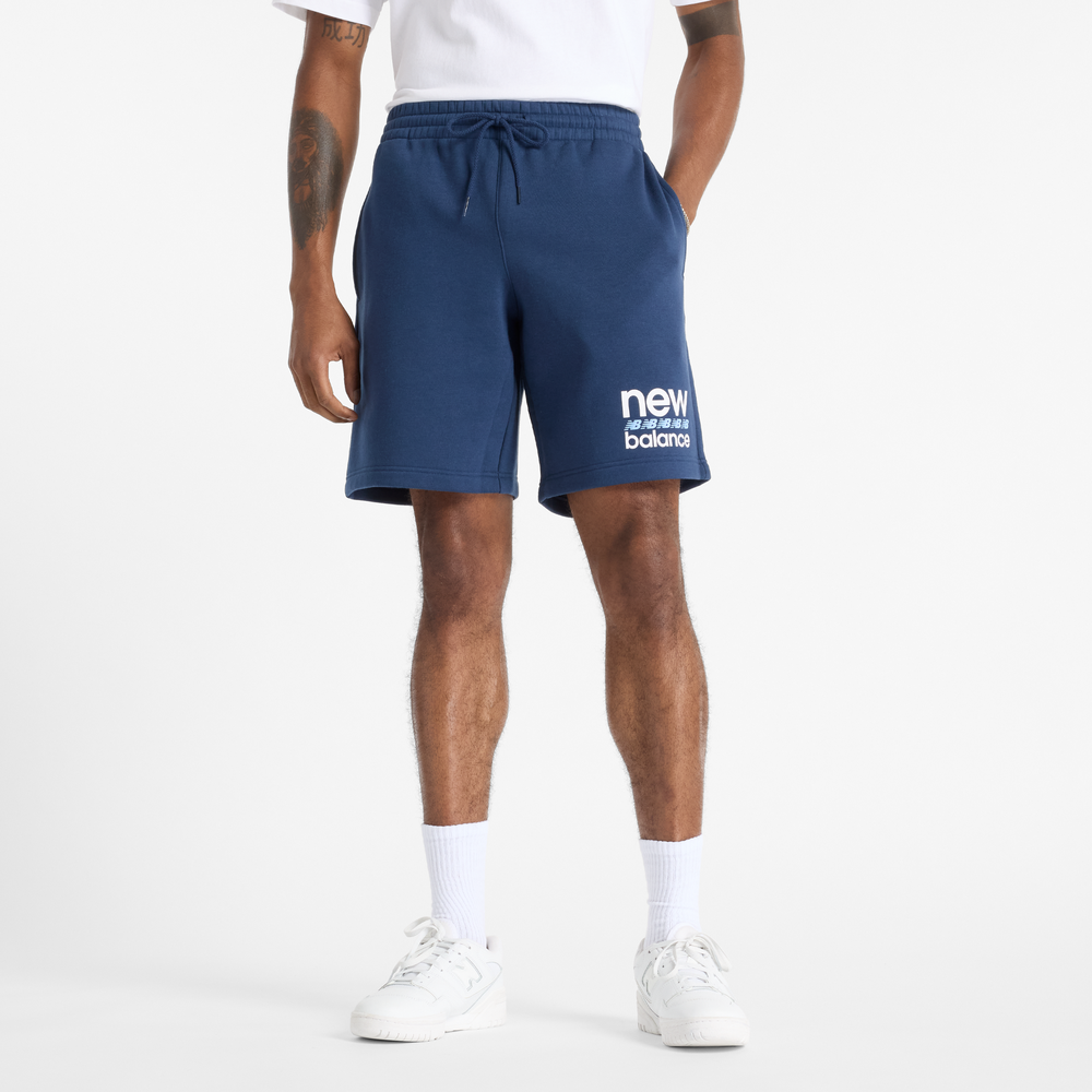 Spodenki męskie New Balance MS51940NNY – niebieskie
