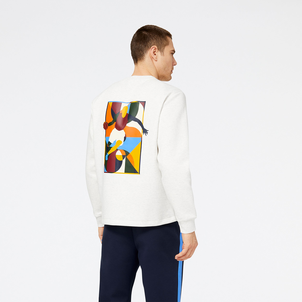 Bluza męska New Balance MT23586SAH – szara