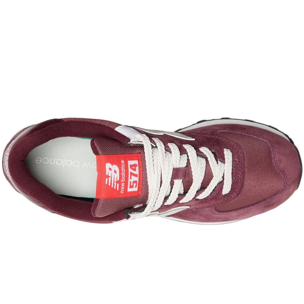Buty unisex New Balance U574HMG – bordowe