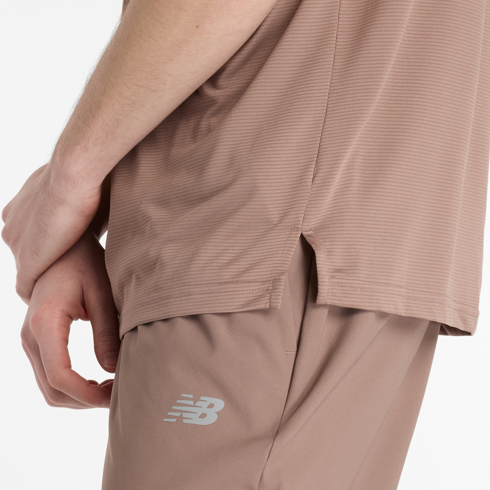 Koszulka męska New Balance MT41222EAS – brązowa