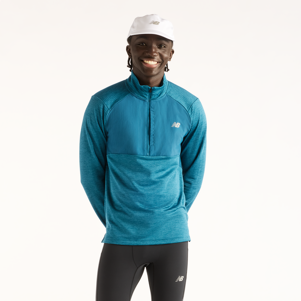 Bluza męska New Balance MT43204STS – niebieska