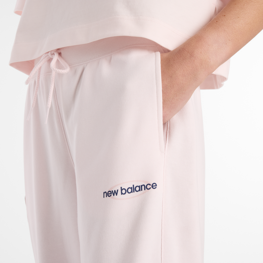 Spodnie damskie New Balance WB61D3EAAAA – różowe