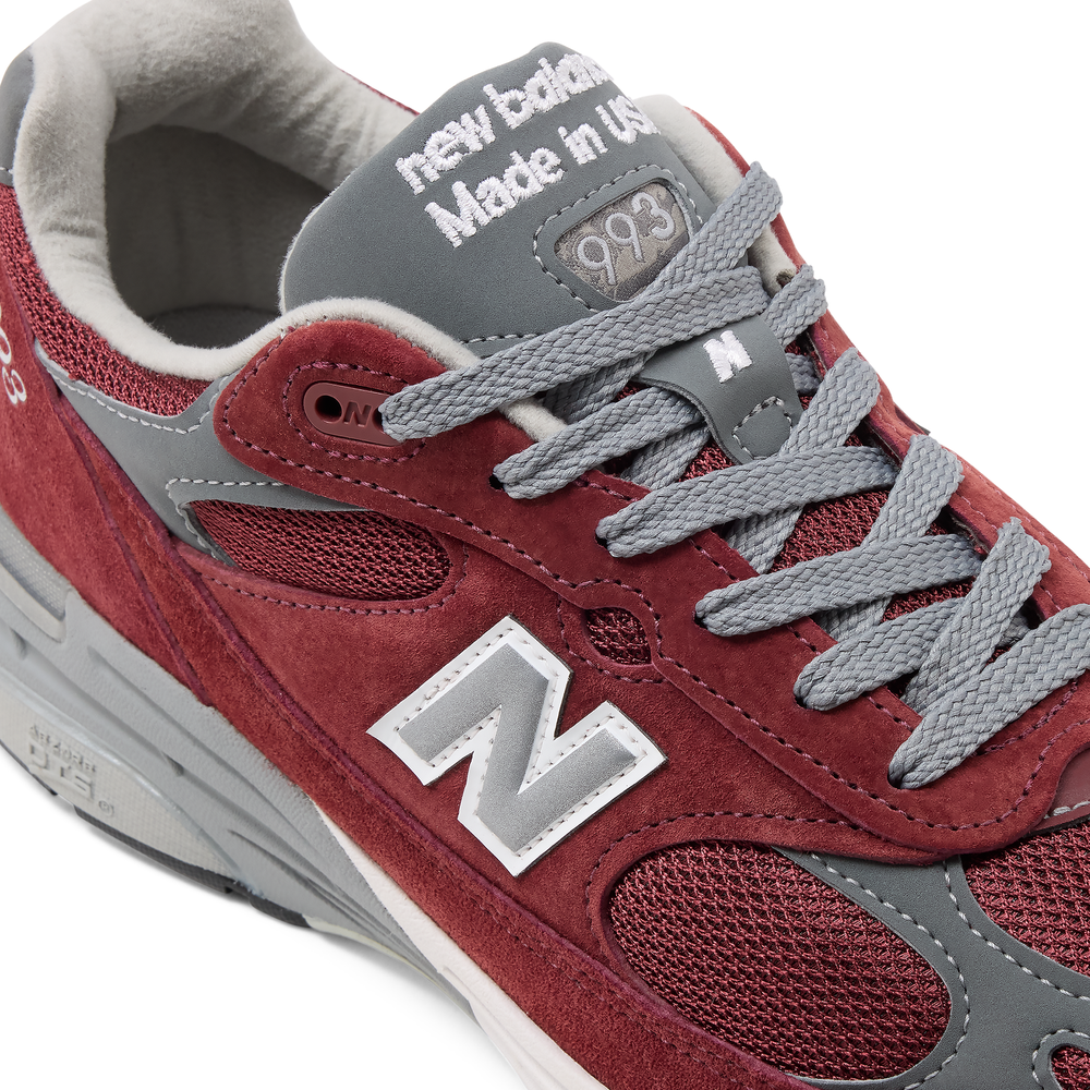 Buty unisex New Balance U993BU – bordowe
