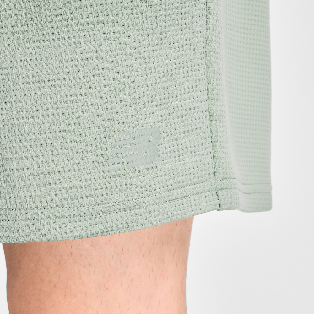 Spodenki męskie New Balance MB61V17CAAR  – zielone