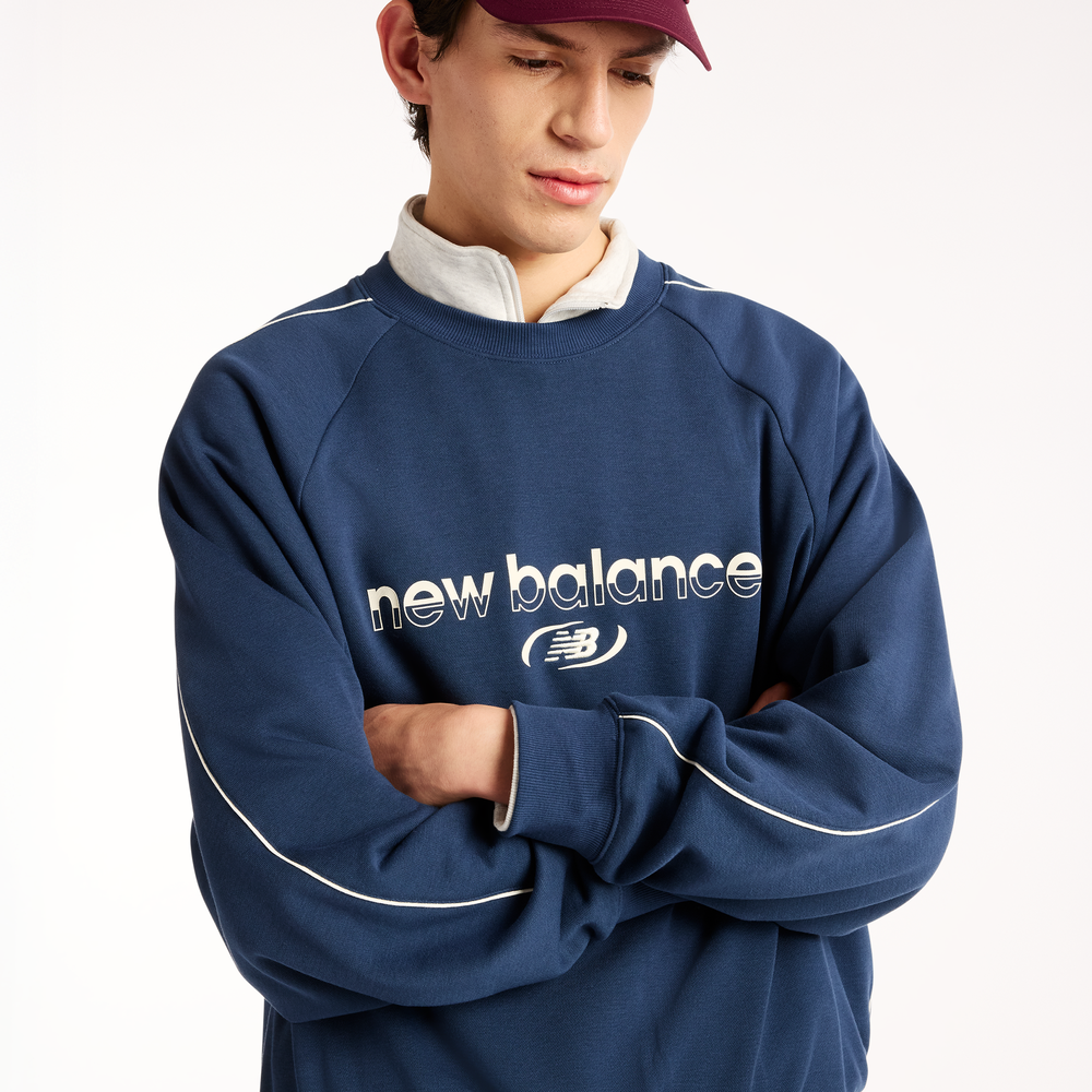 Bluza męska New Balance Trackside – granatowa