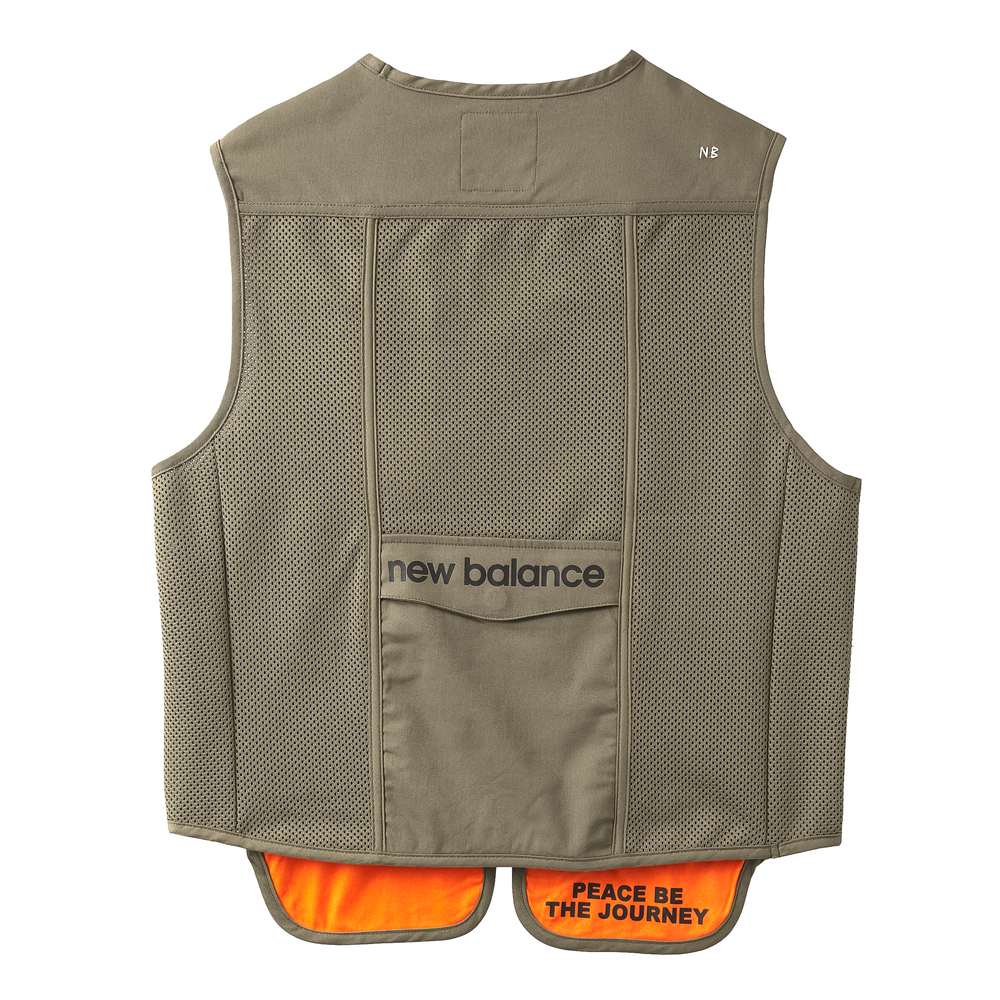 Kamizelka New Balance x Salehe Bembury MV11563CGN – brązowa