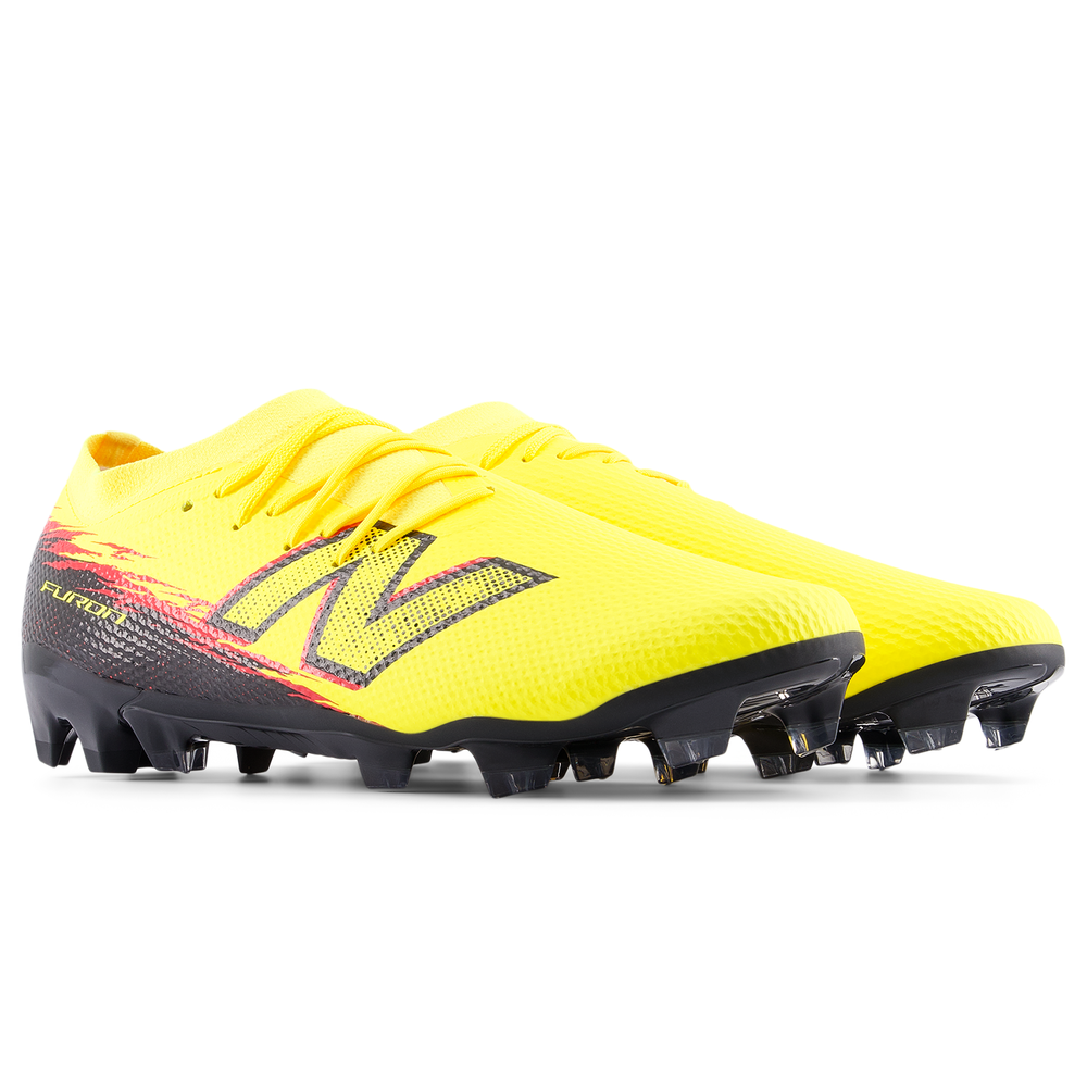 Korki męskie New Balance FURON TEAM FG V8 UF3F1WQ – żółte