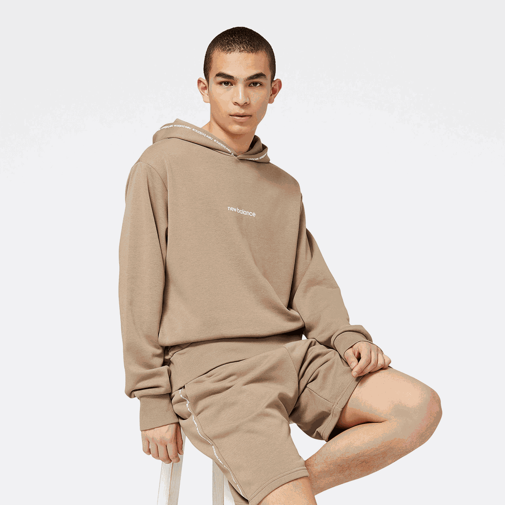 Bluza męska New Balance MT23516MS – beżowa