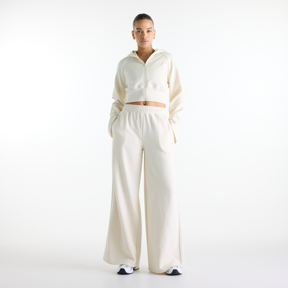 Spodnie damskie New Balance Brushed Coastal – beżowe