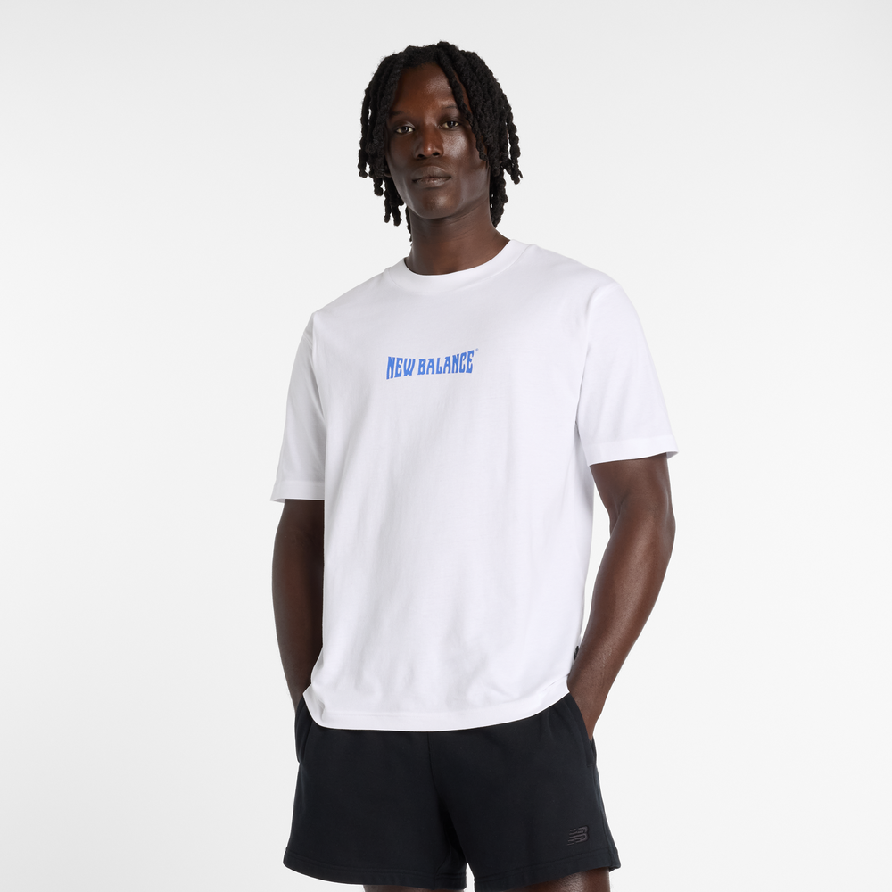 Koszulka męska New Balance MT61B2STWT – biała