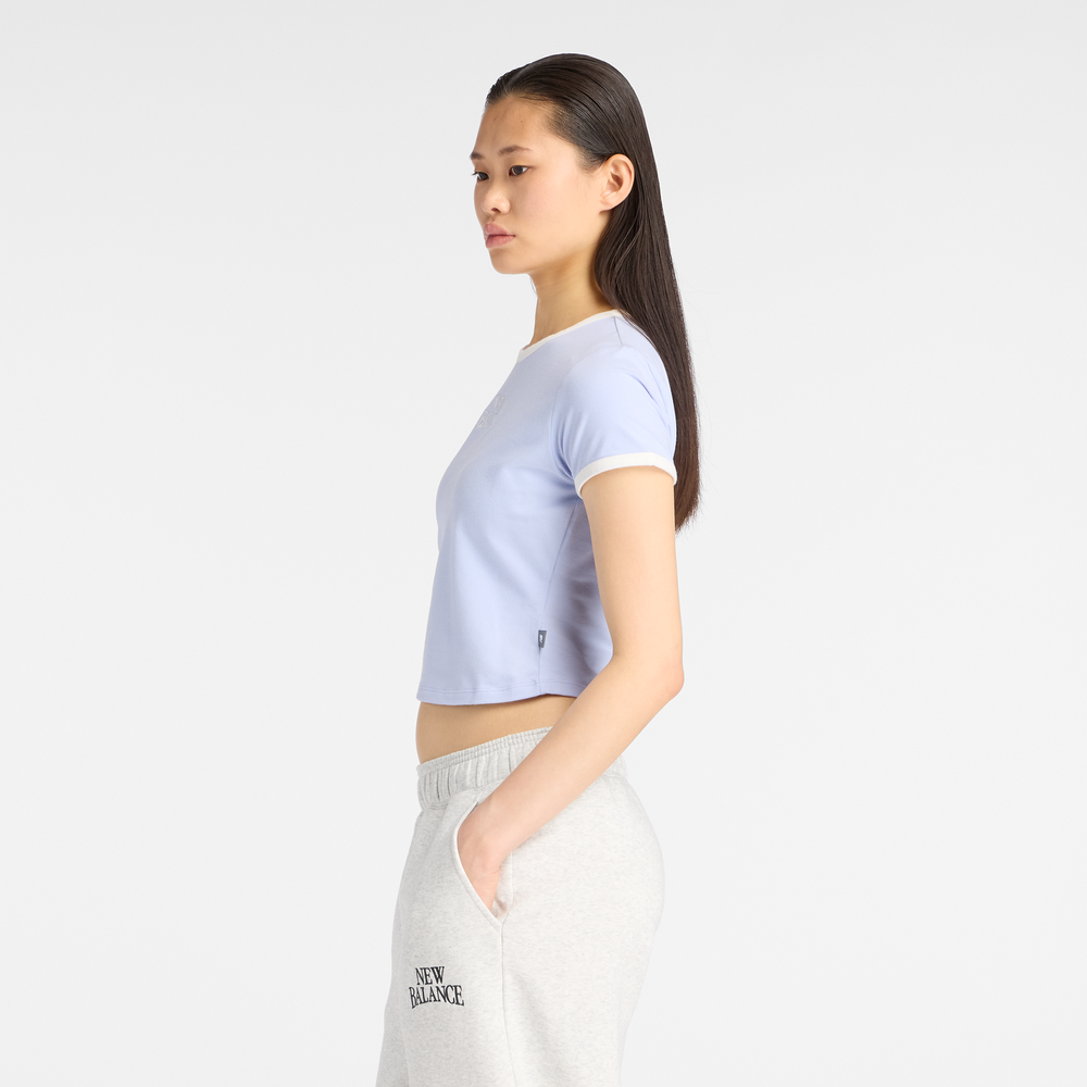 Koszulka damska New Balance WT61Y33QDYK – fioletowa