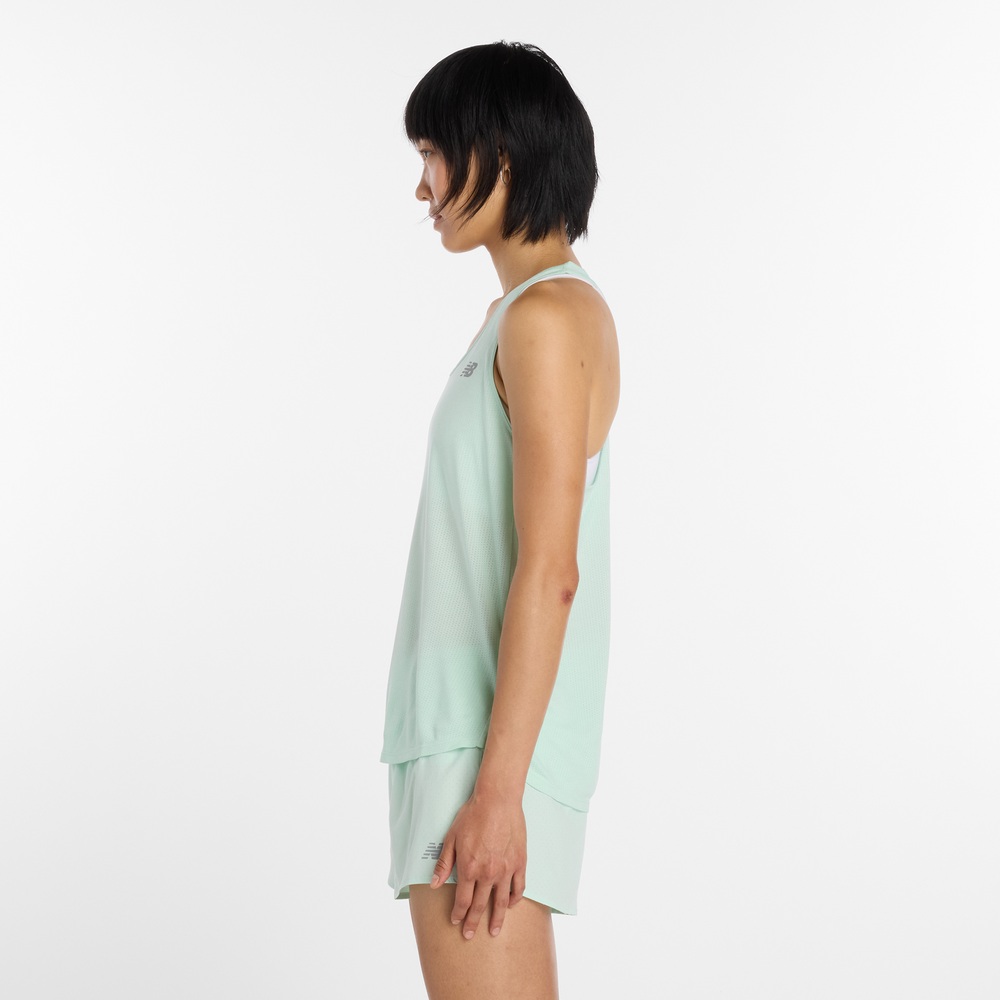 Koszulka damska New Balance WT41250AB8 – miętowa