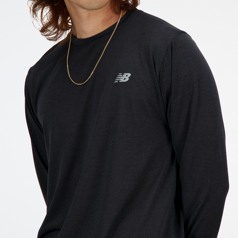 Koszulka męska New Balance MT41256BK – czarna