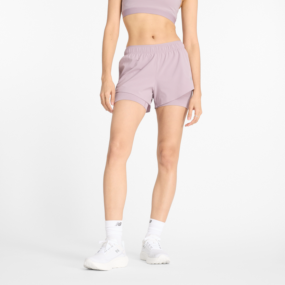 Spodenki damskie New Balance WS41287ICW – różowe