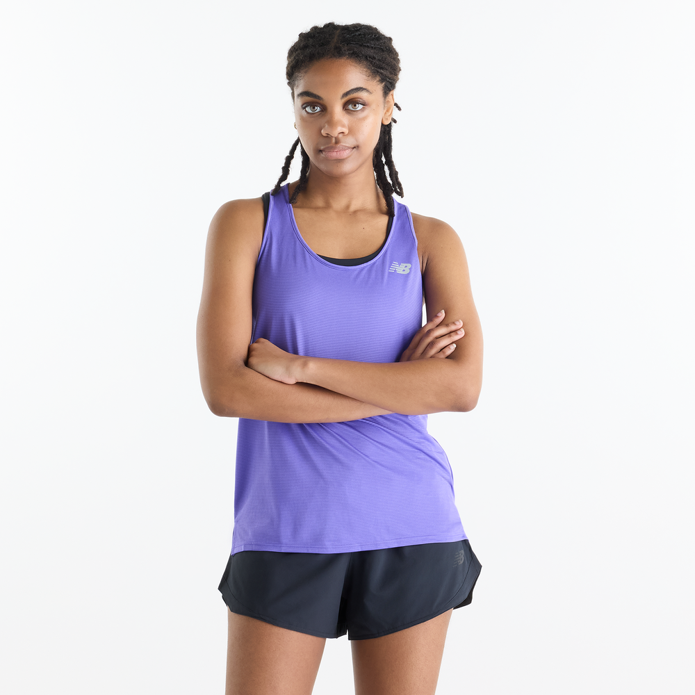 Koszulka damska New Balance WT41220EPU – fioletowa