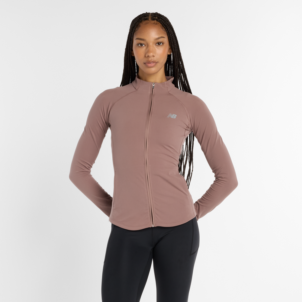 Bluza damska New Balance WJ53101EAS – beżowa