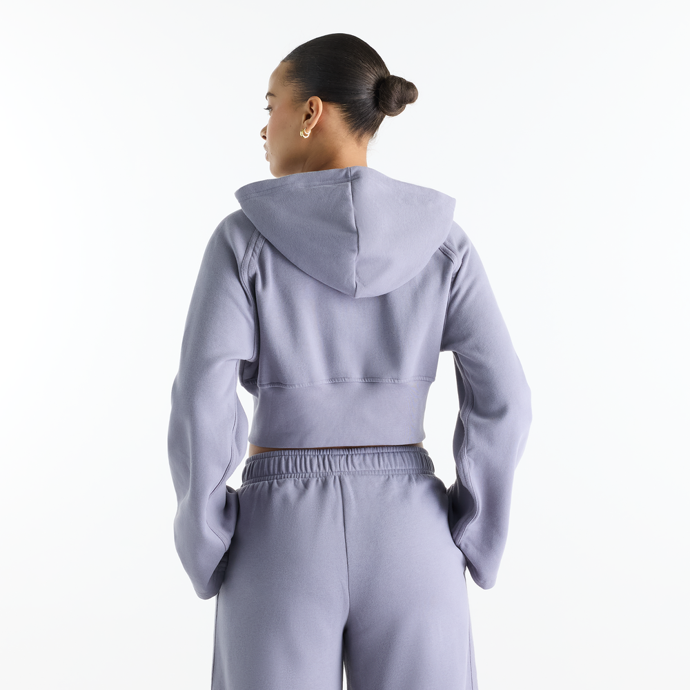 Bluza damska New Balance Brushed Coastal – fioletowa