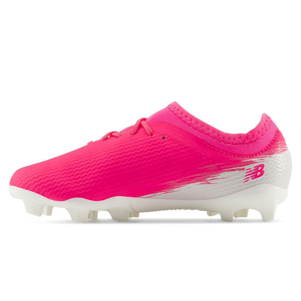 Korki dziecięce New Balance FURON TEAM JNR FG V8 YF3F6WF – różowe